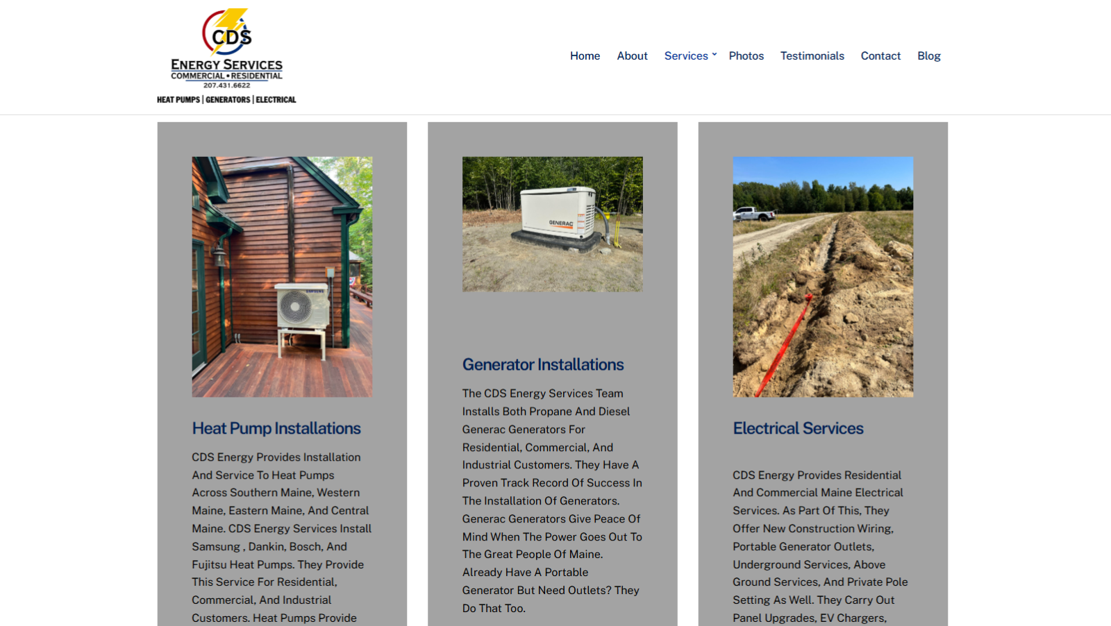 Generic WordPress theme before rebuild additional
