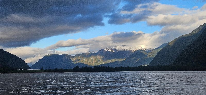 Fjord Aysén — view from the boat