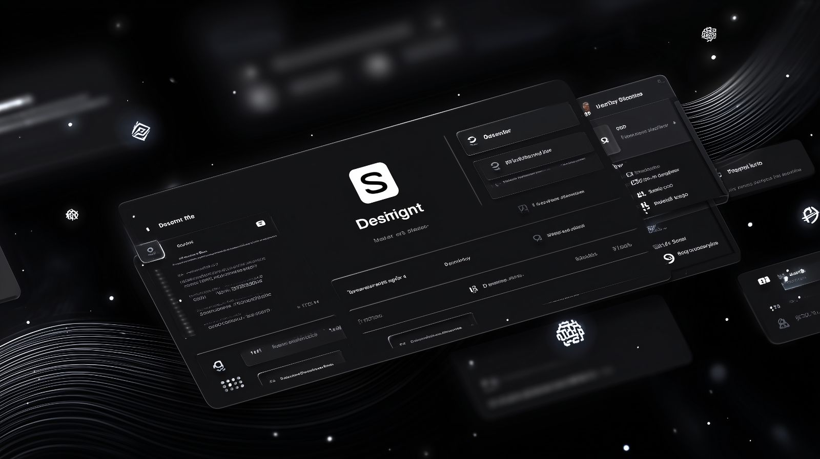 Neon next button 3D render