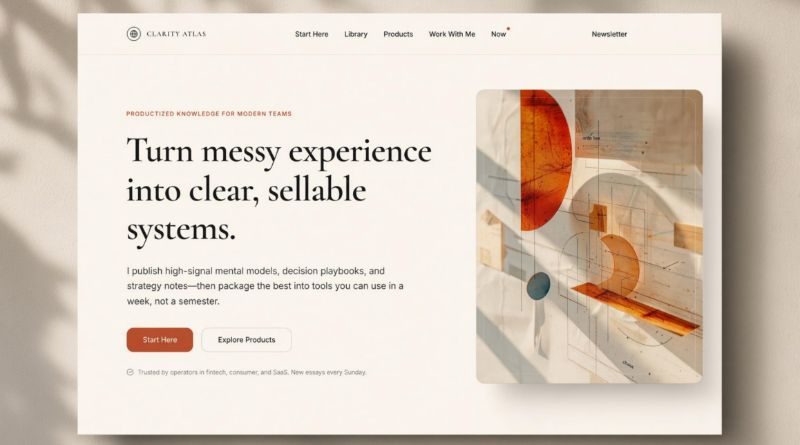 Web Experience System case study - Experience 1