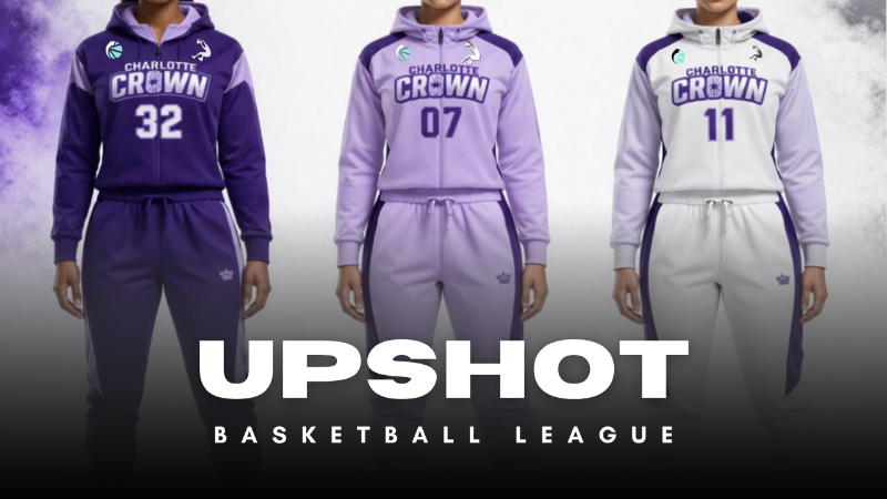 Upshot League — Charlotte Crown basketball apparel