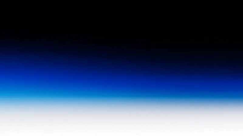 Black-to-blue atmospheric gradient background