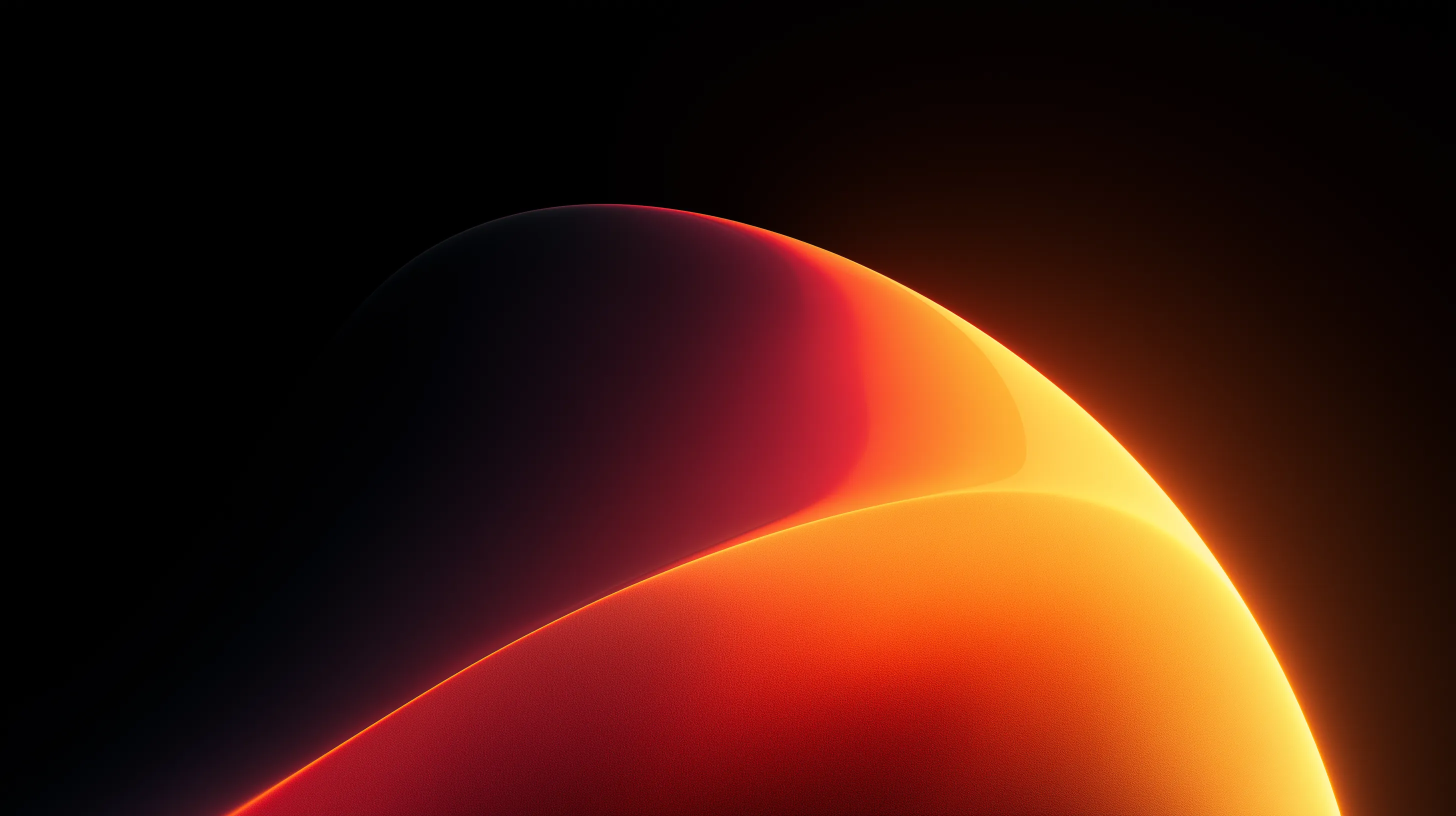 Abstract Glowing Orb Gradient