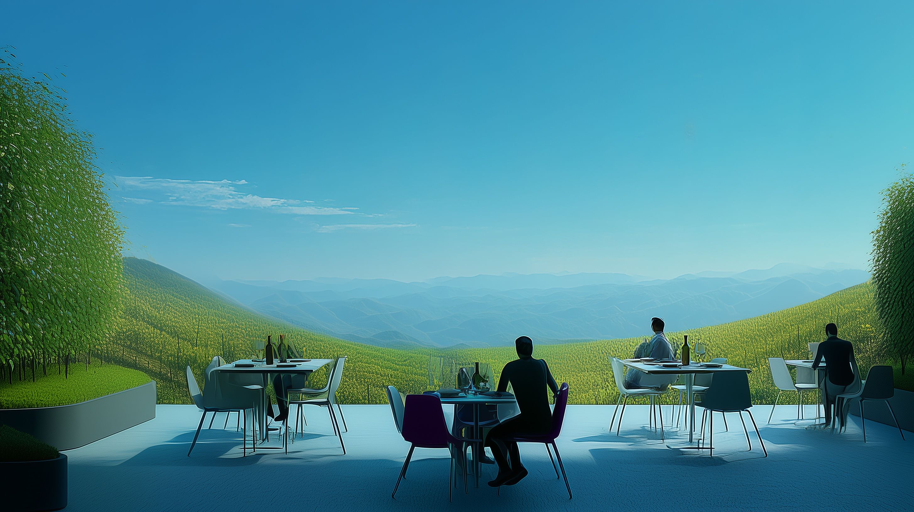 Abstract product analytics visualization