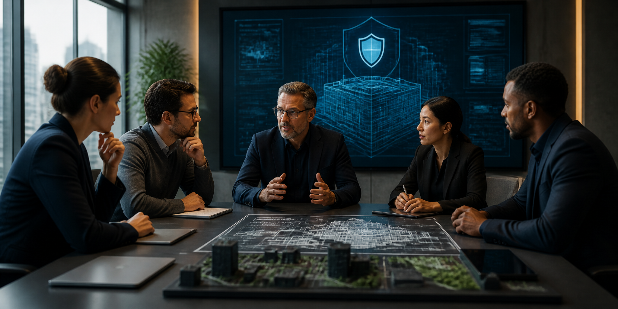 Modern Cybersecurity Executives Corporate Strategy Meeting