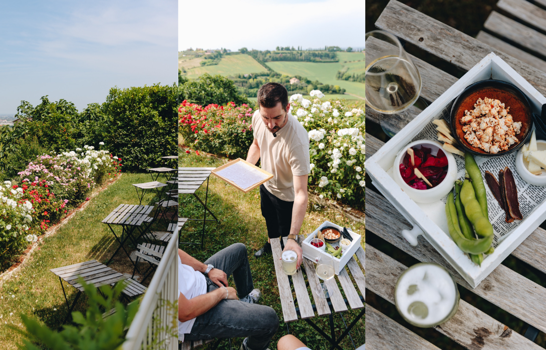 Outdoor Dining and Aperitivo in Italian Countryside