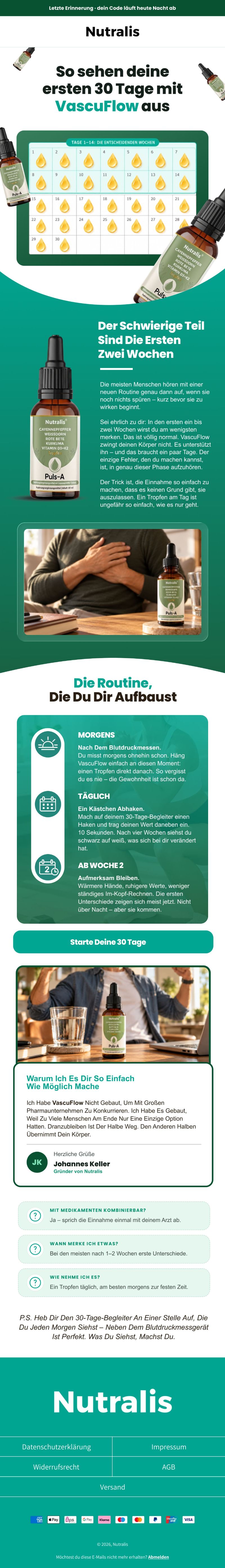 Nutralis VascuFlow E-Mail