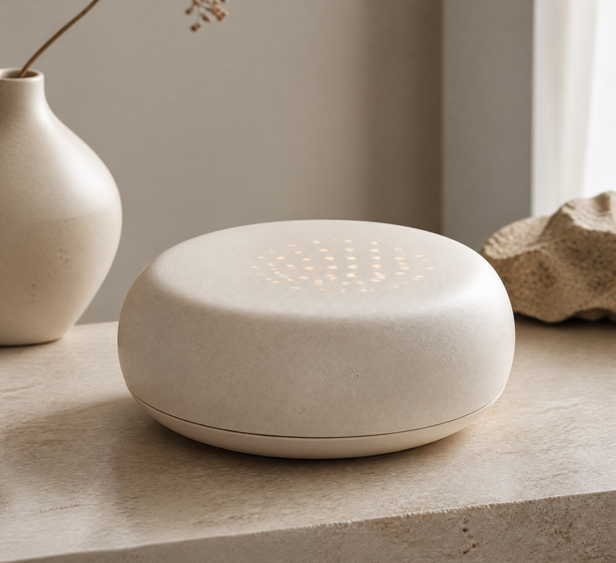 Bone ceramic ambient computing device