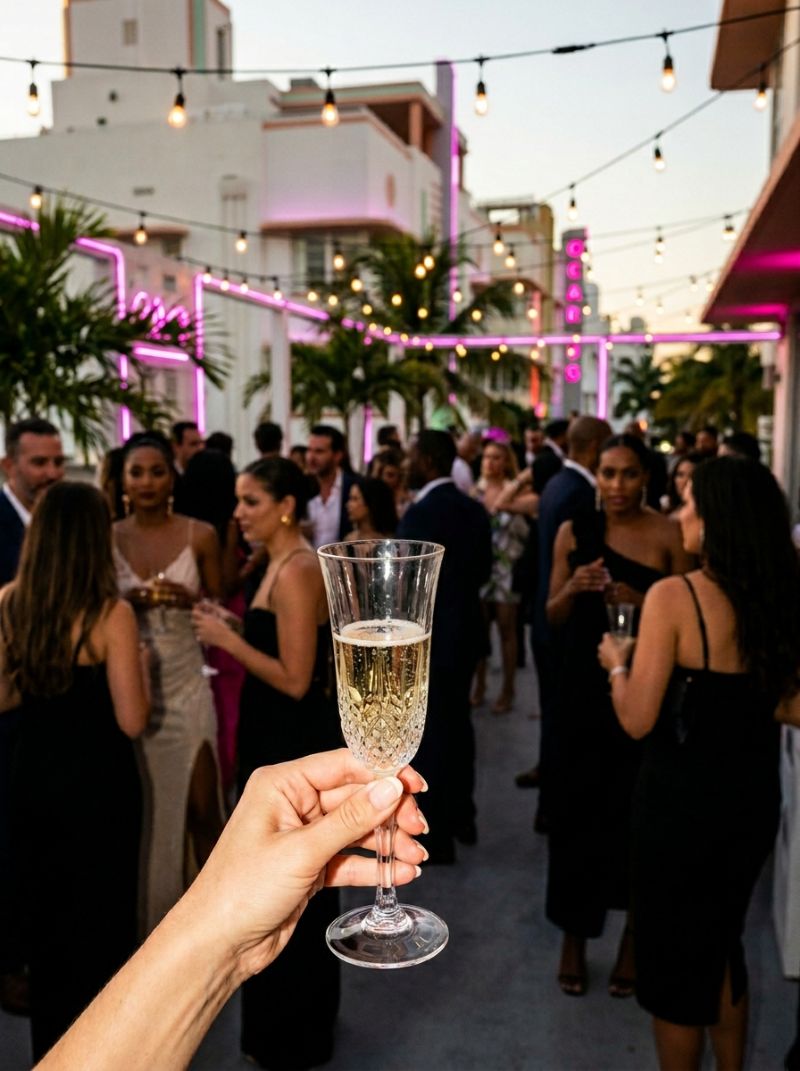 Ocean Drive Miami Night