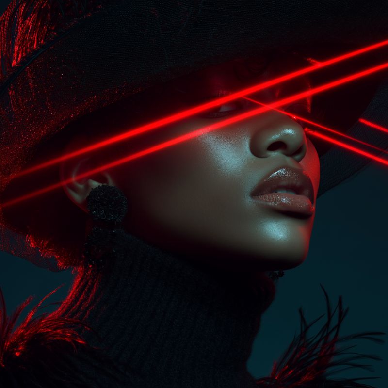 Smiling client portrait