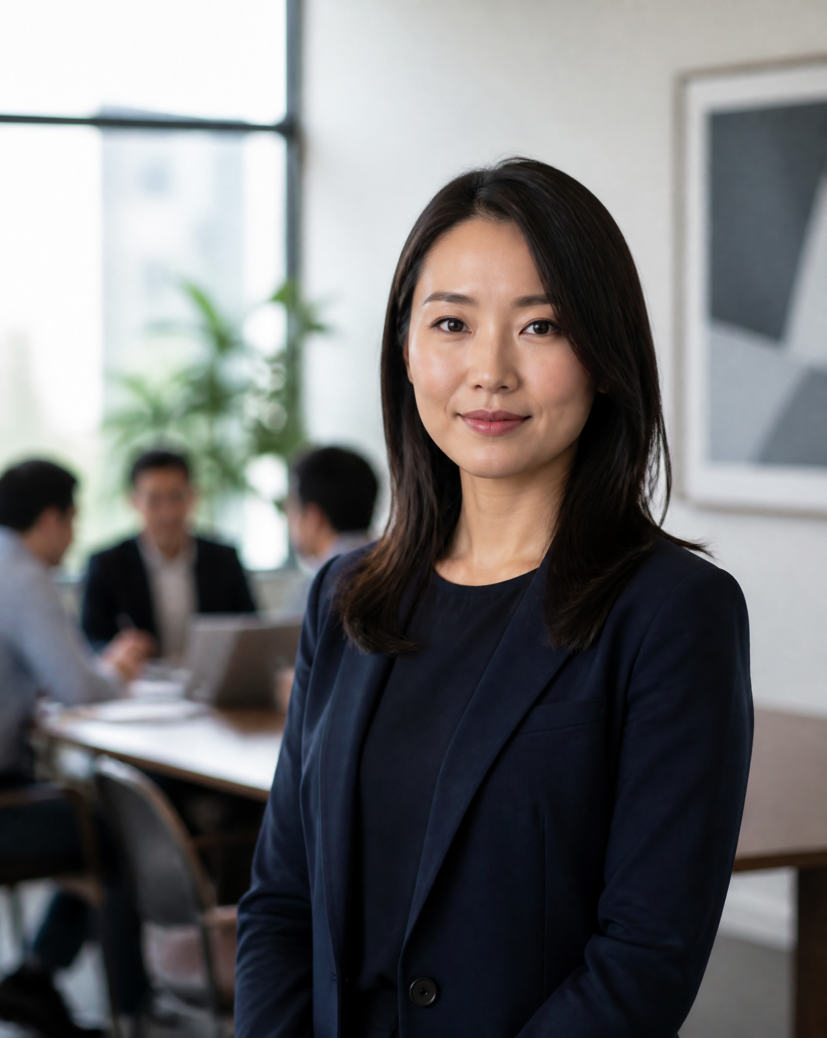 Professional Portrait of an East Asian Businesswoman