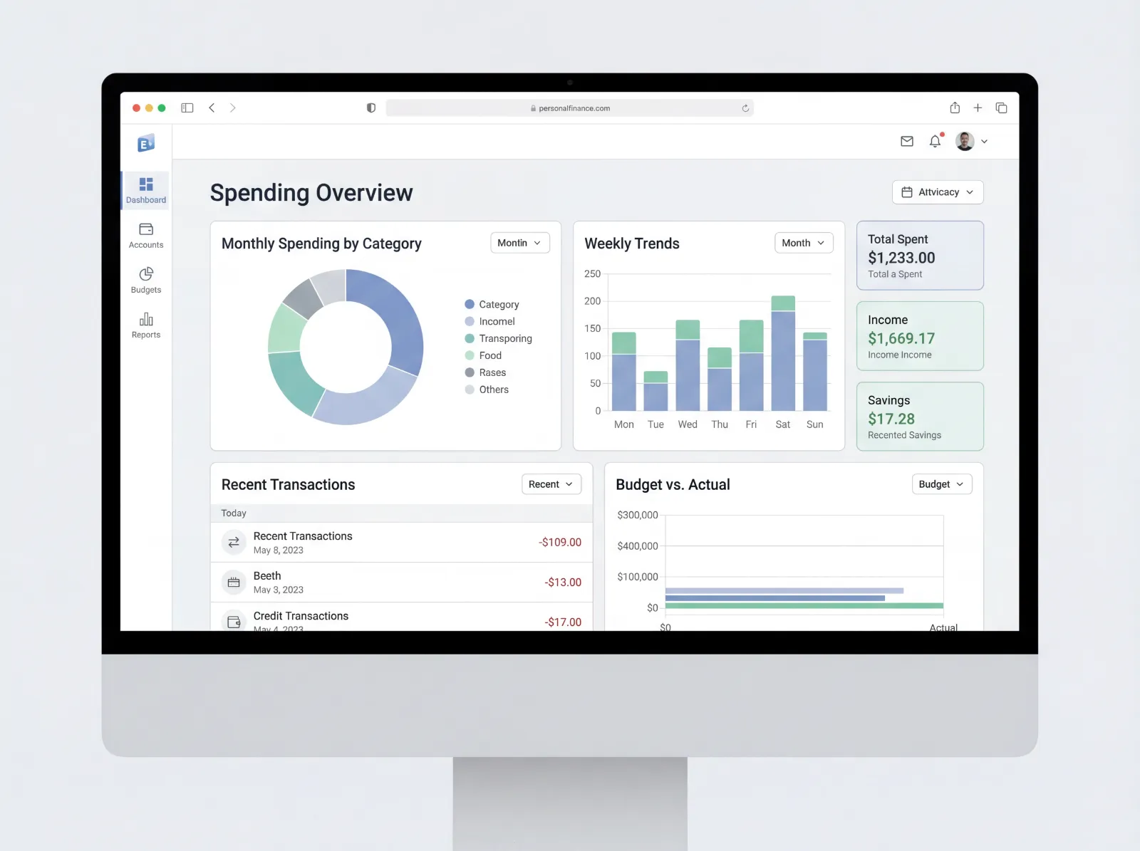 Spending Dashboard