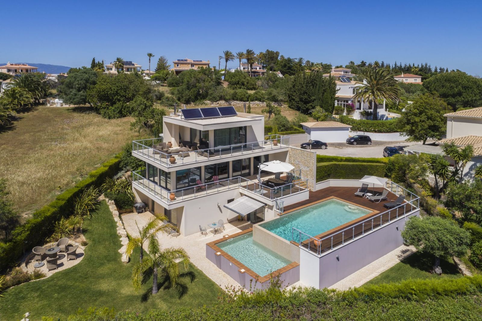 Luxurious modern home exterior