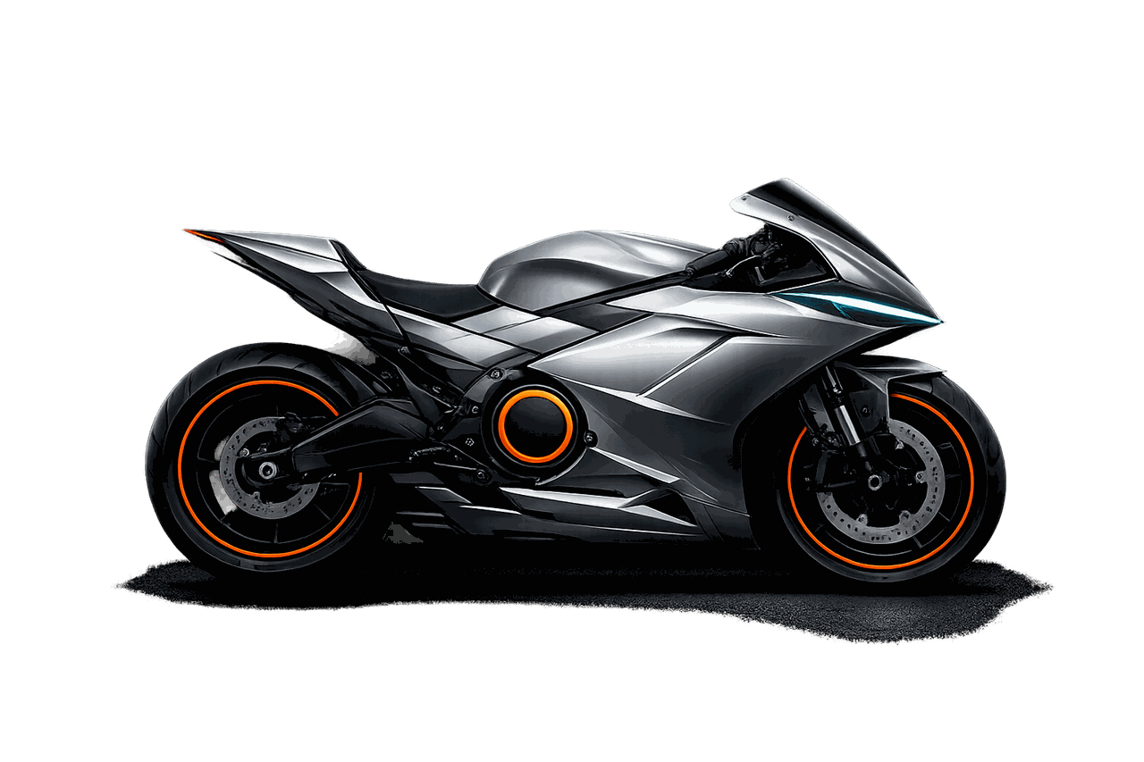 AF-01 electric superbike side profile