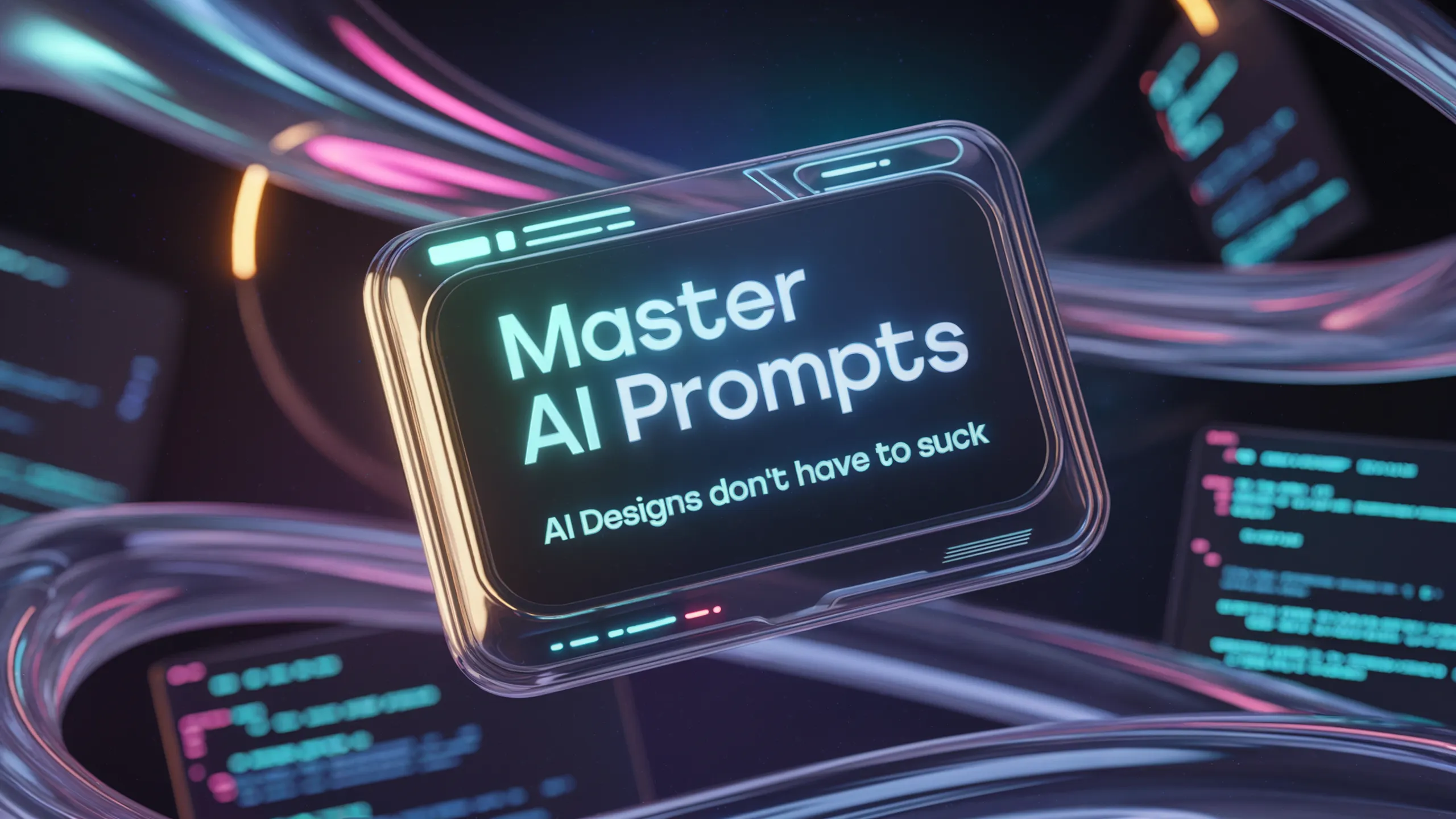 Neon Futuristic Screen: Master AI Prompts