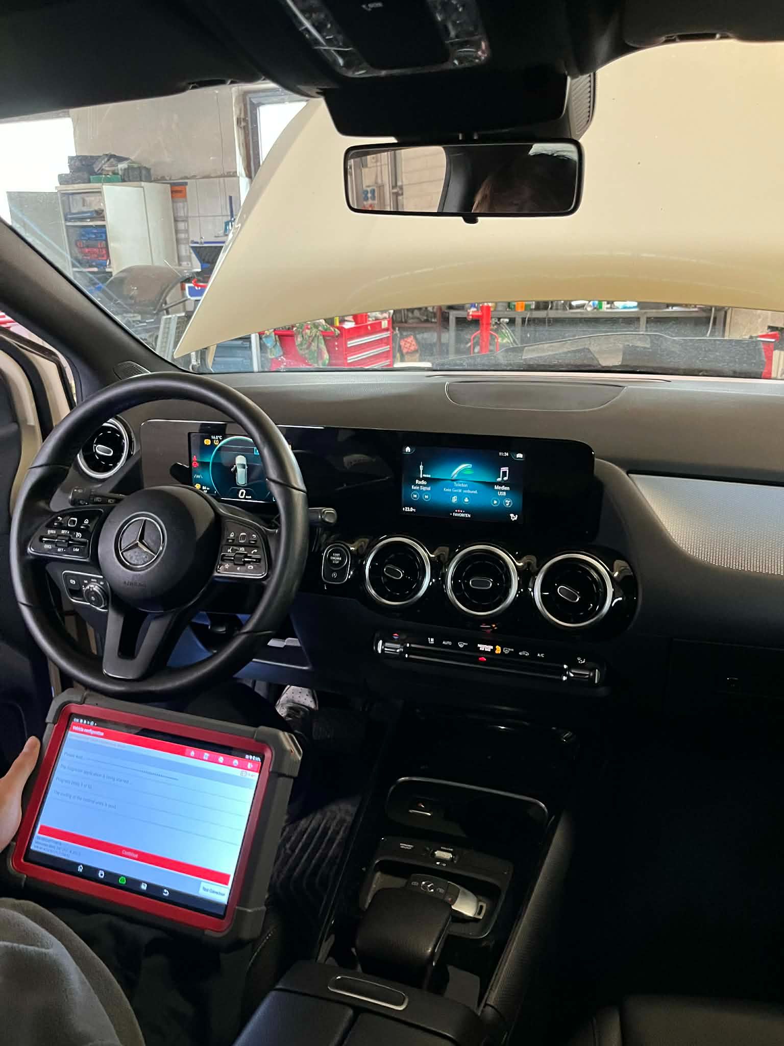 Modern workshop interior