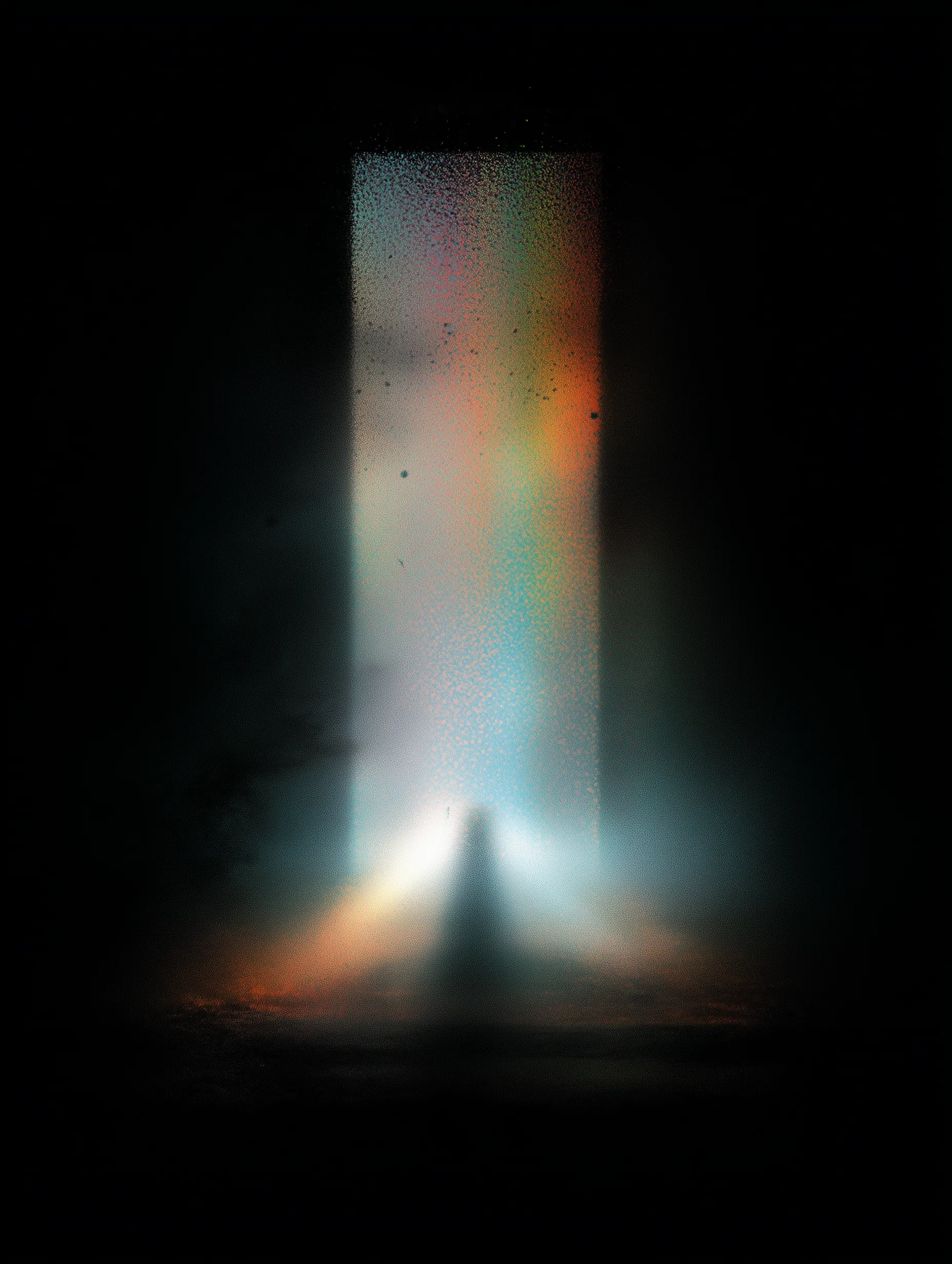 Mysterious Figure in Radiant Portal