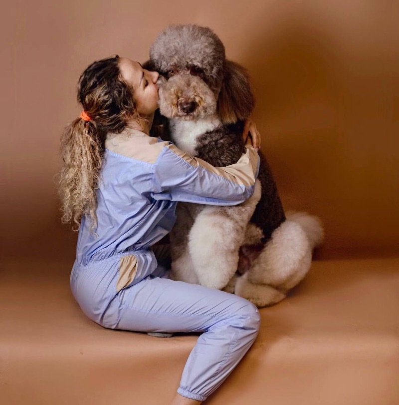 Vet cleaning dog teeth