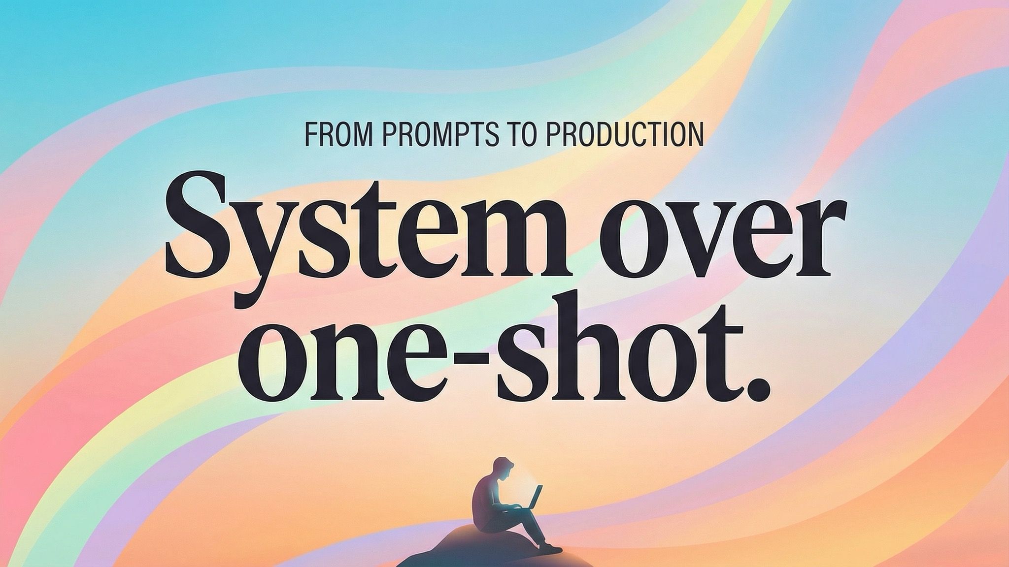 System Over One-Shot Productivity Illustration