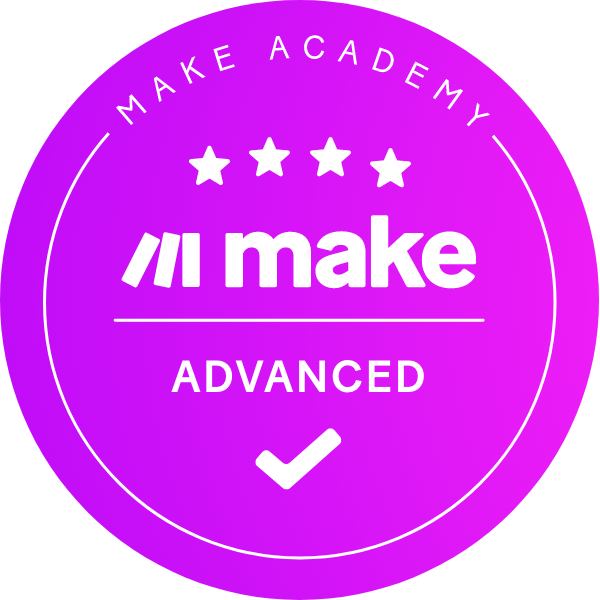 Make.com Advanced Certification Badge