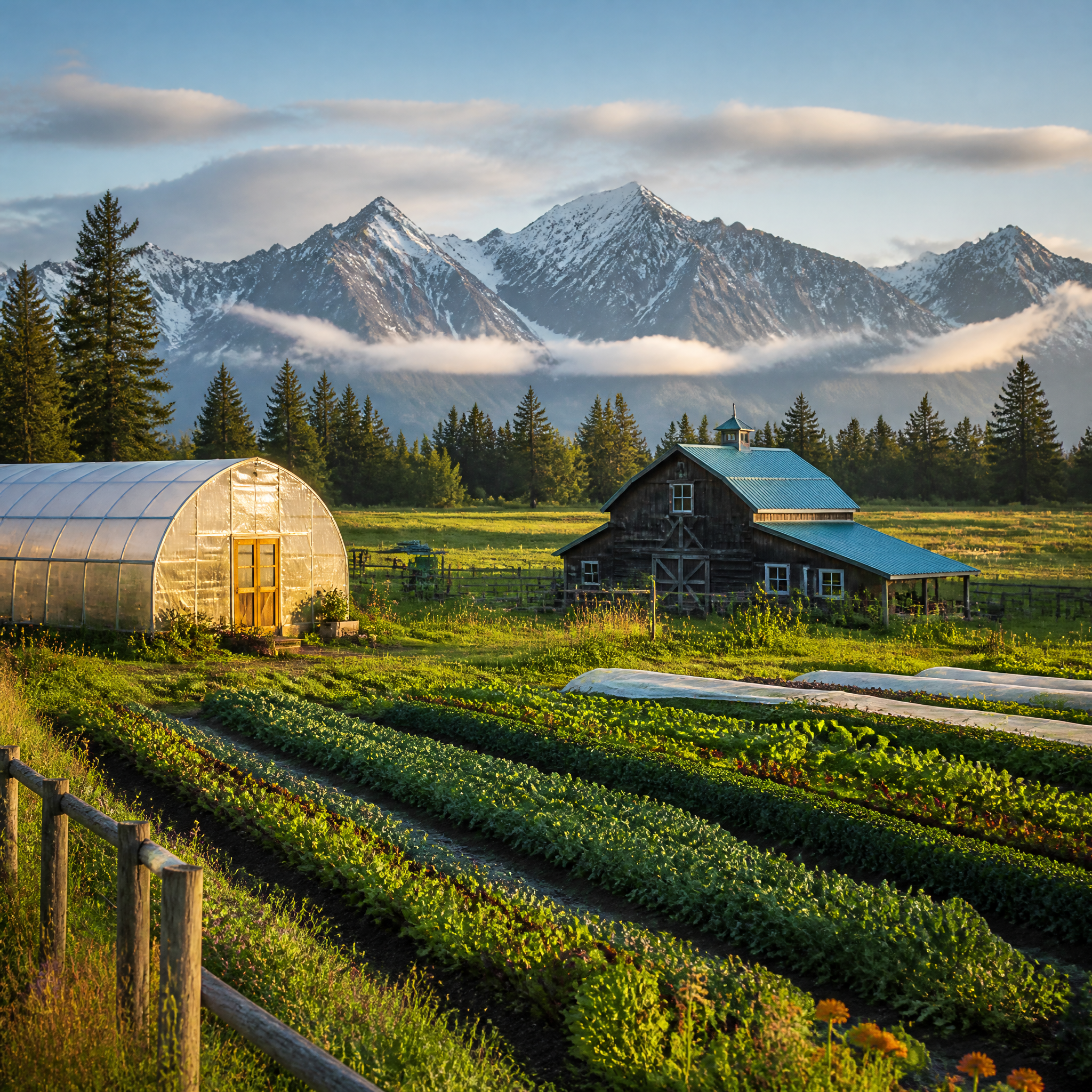 Farm landscape