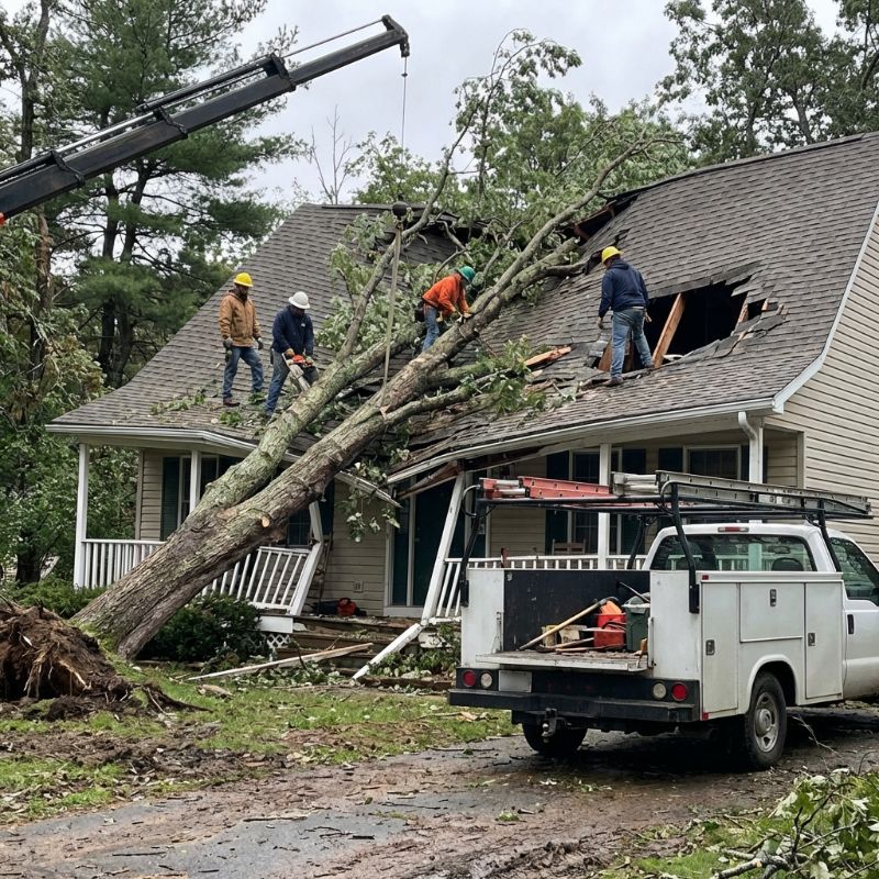 Roofing project in Marietta