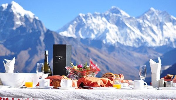 Everest Base Camp · Private sunrise breakfast