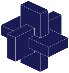 Isometric Interlocking Blocks Illustration