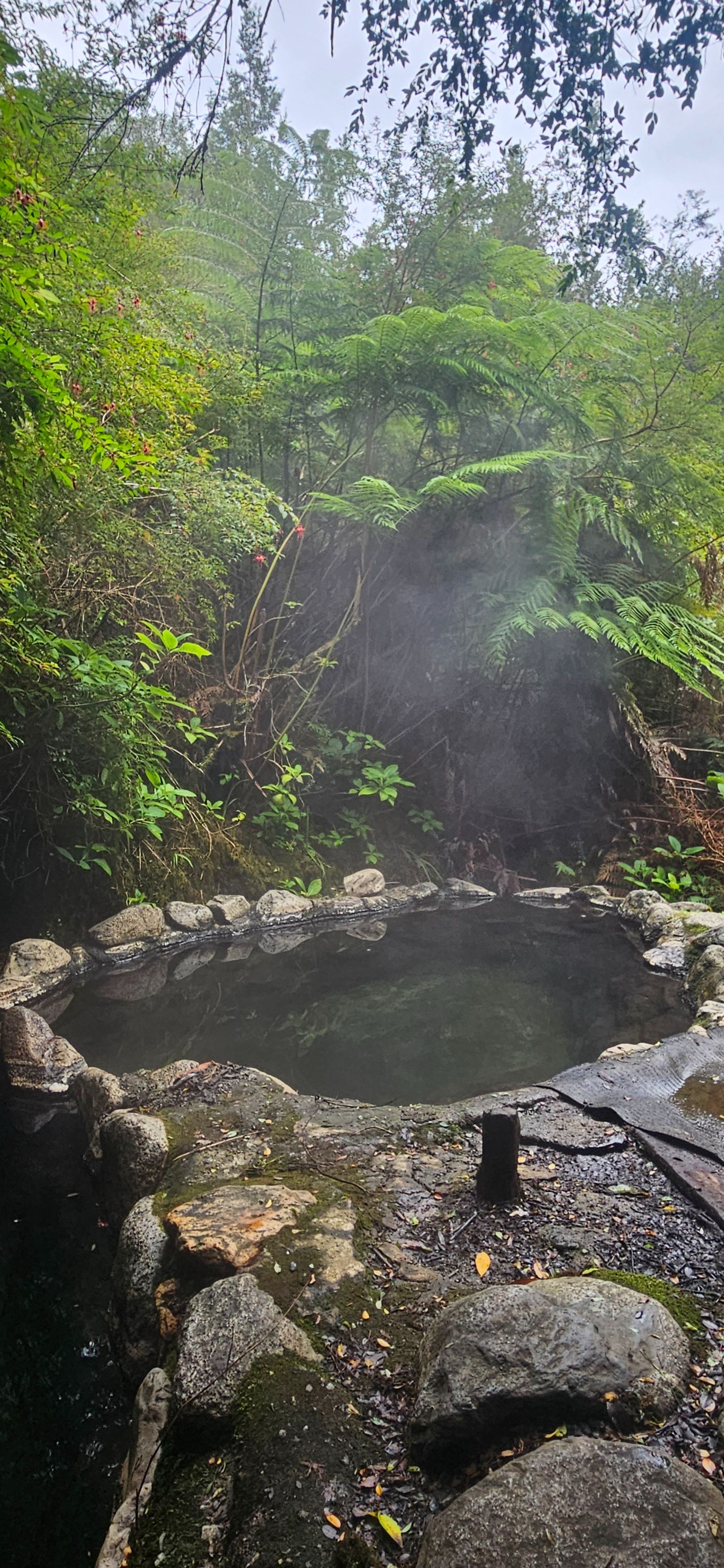 Natural thermal springs in Aysén