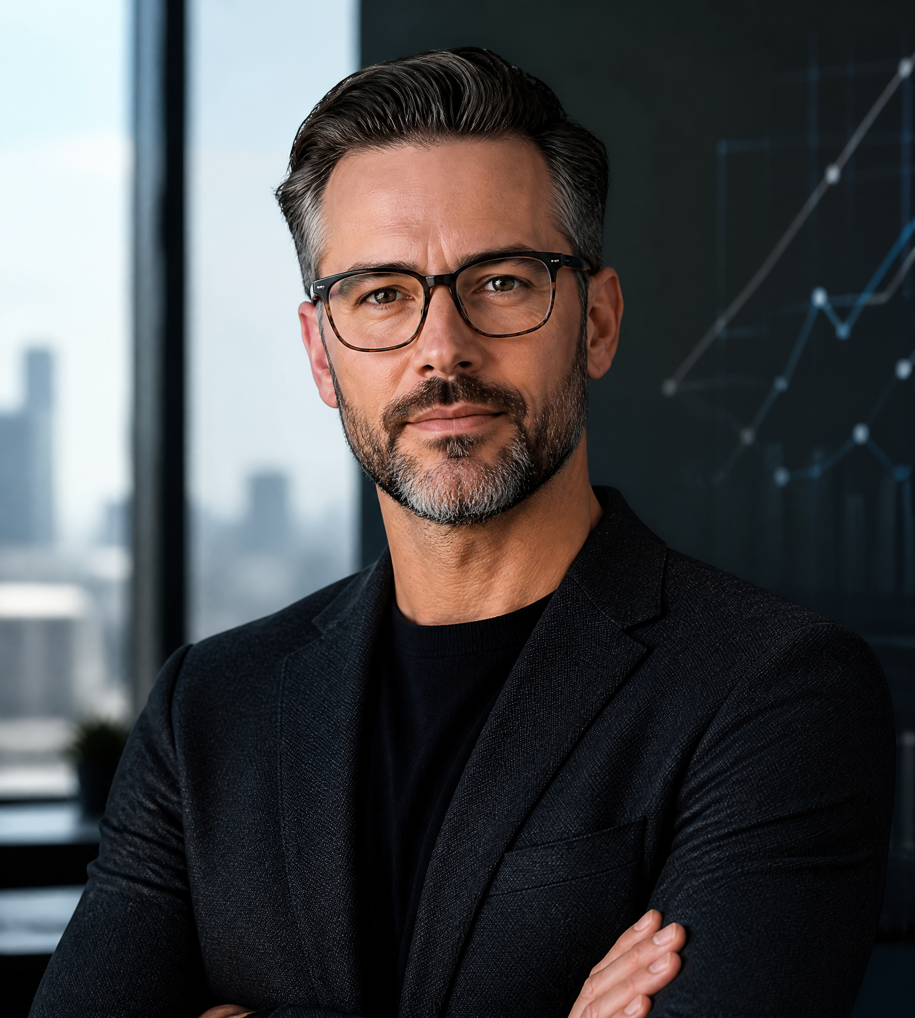 Professional Executive Portrait in Modern Office