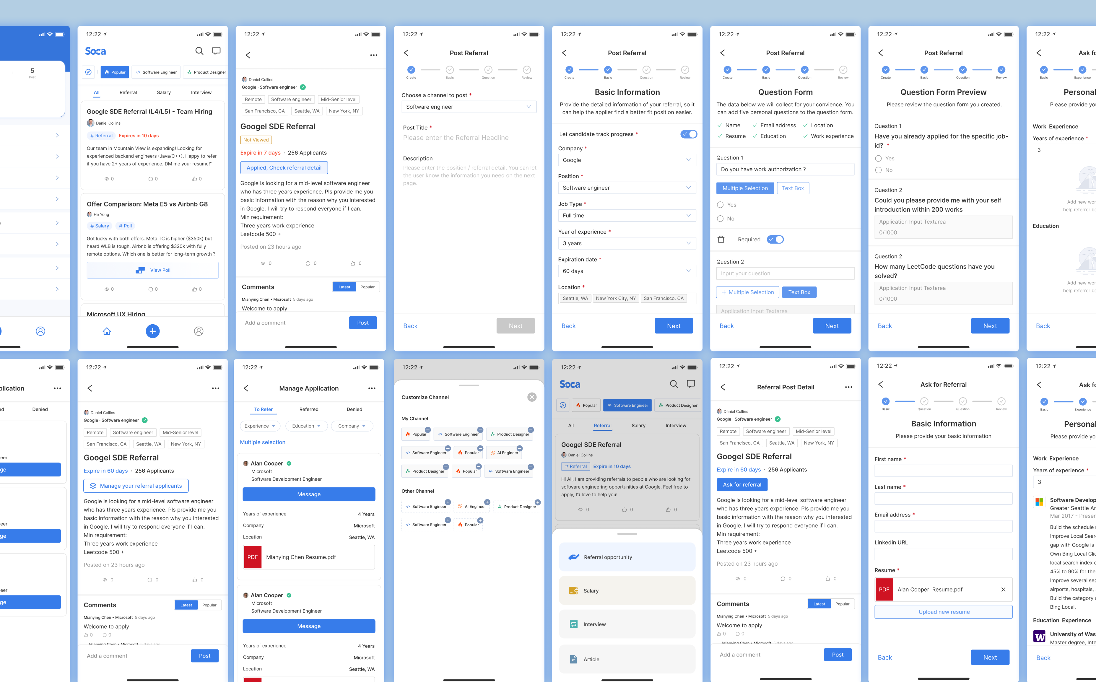 Referral Flow Design