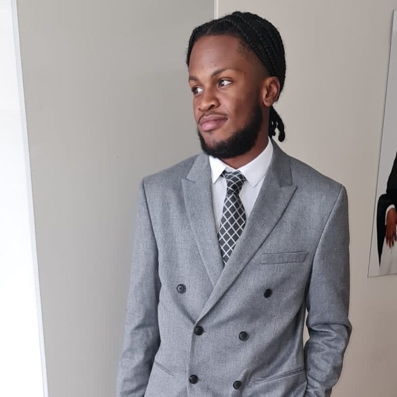 Professional Portrait of a Man in a Grey Suit