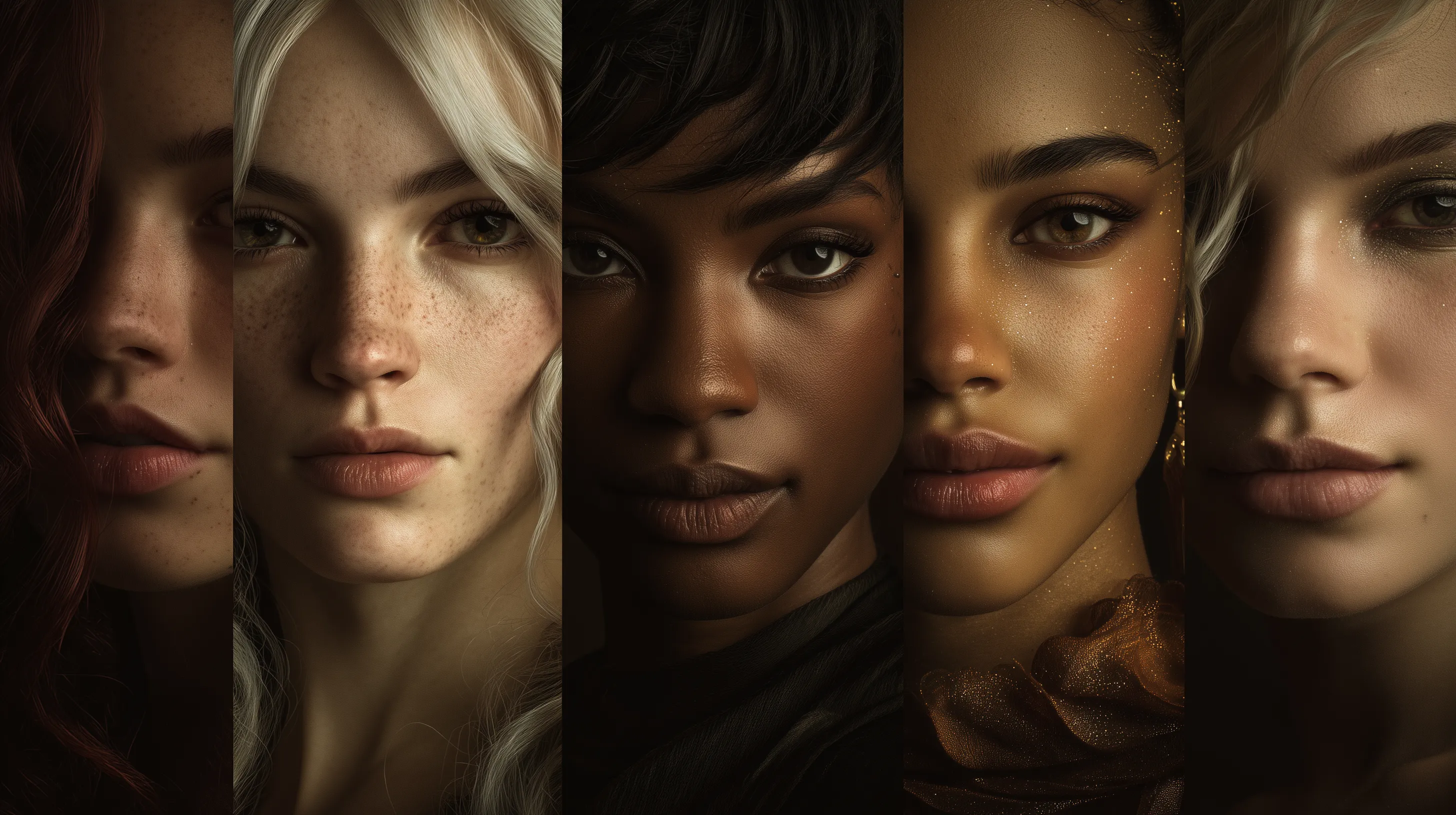 Diverse Women Portrait Collage