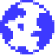 Pixel Art Globe Icon