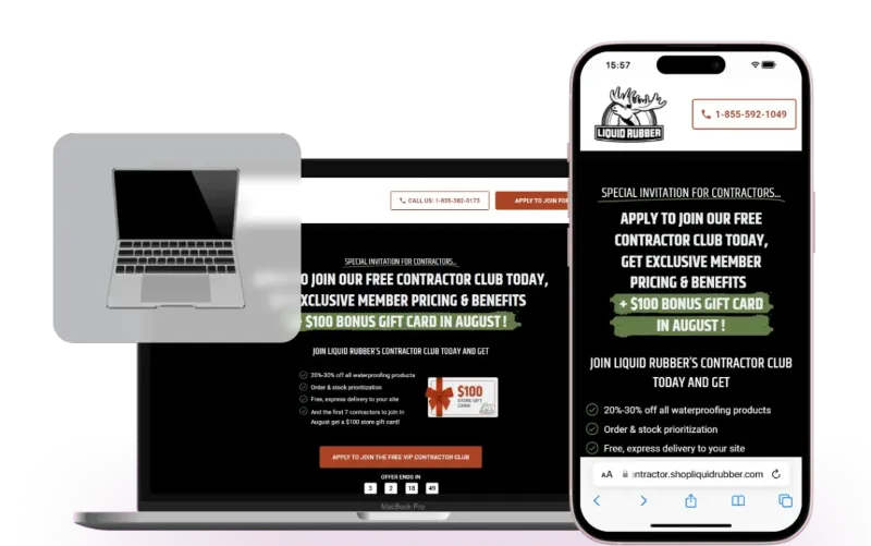 Landingspagina's - LeadExpertise marketing strategie onderdeel