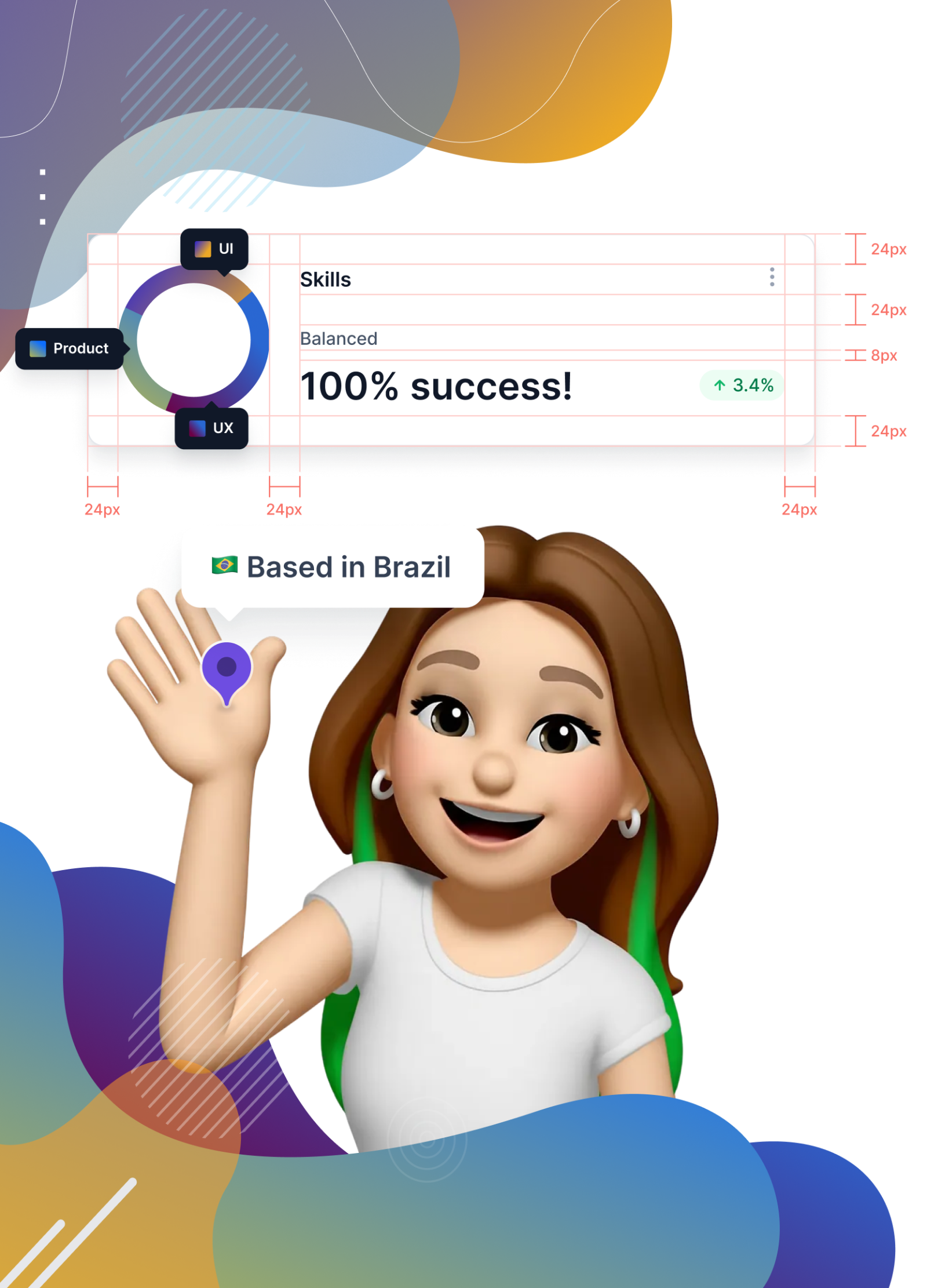 Portrait photography of a woman with short dark hair