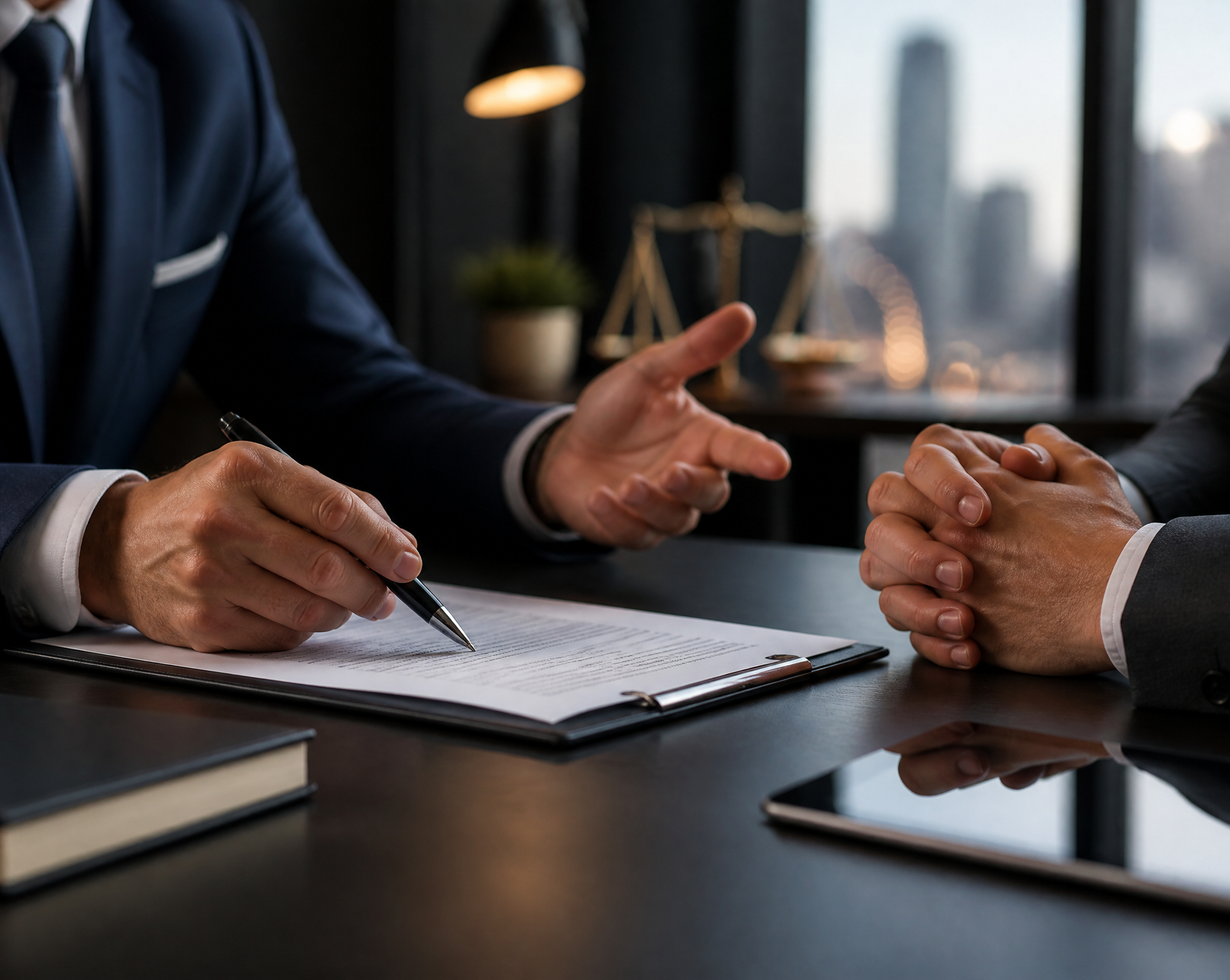 Professional Legal Consultation and Contract Signing