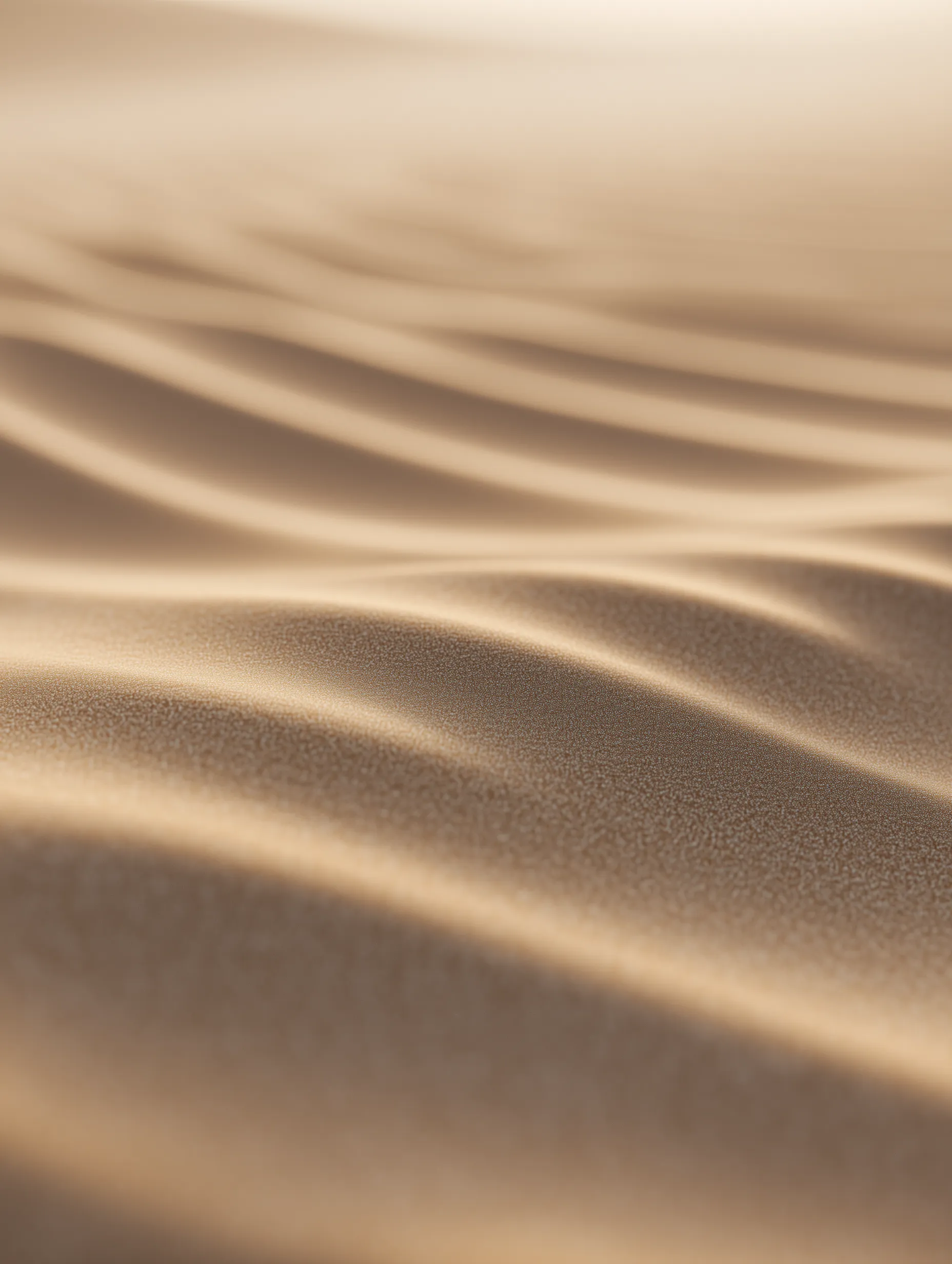 Soft light on abstract desert sand dunes