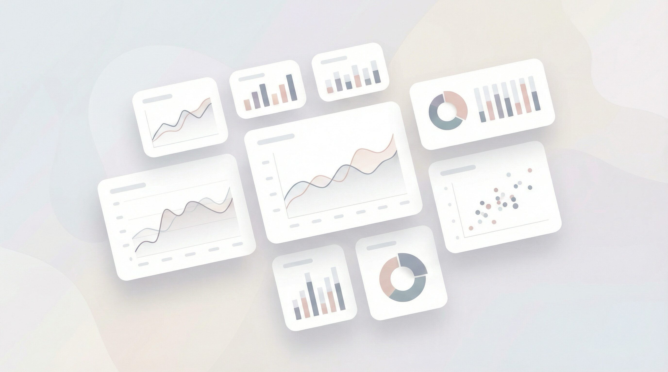 Minimalist Analytics Dashboard Charts