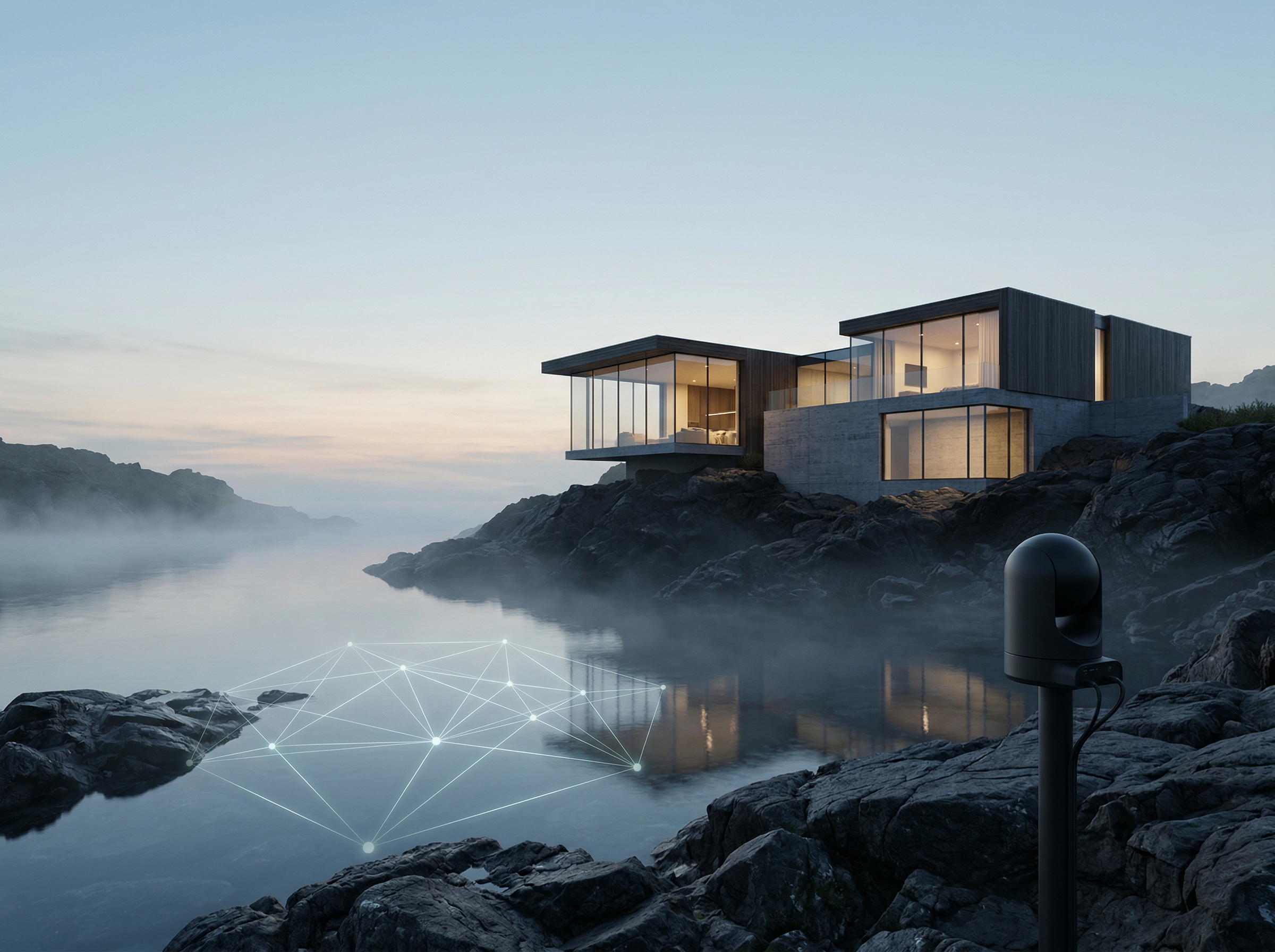 Smart Coastal Home with Sensor Network