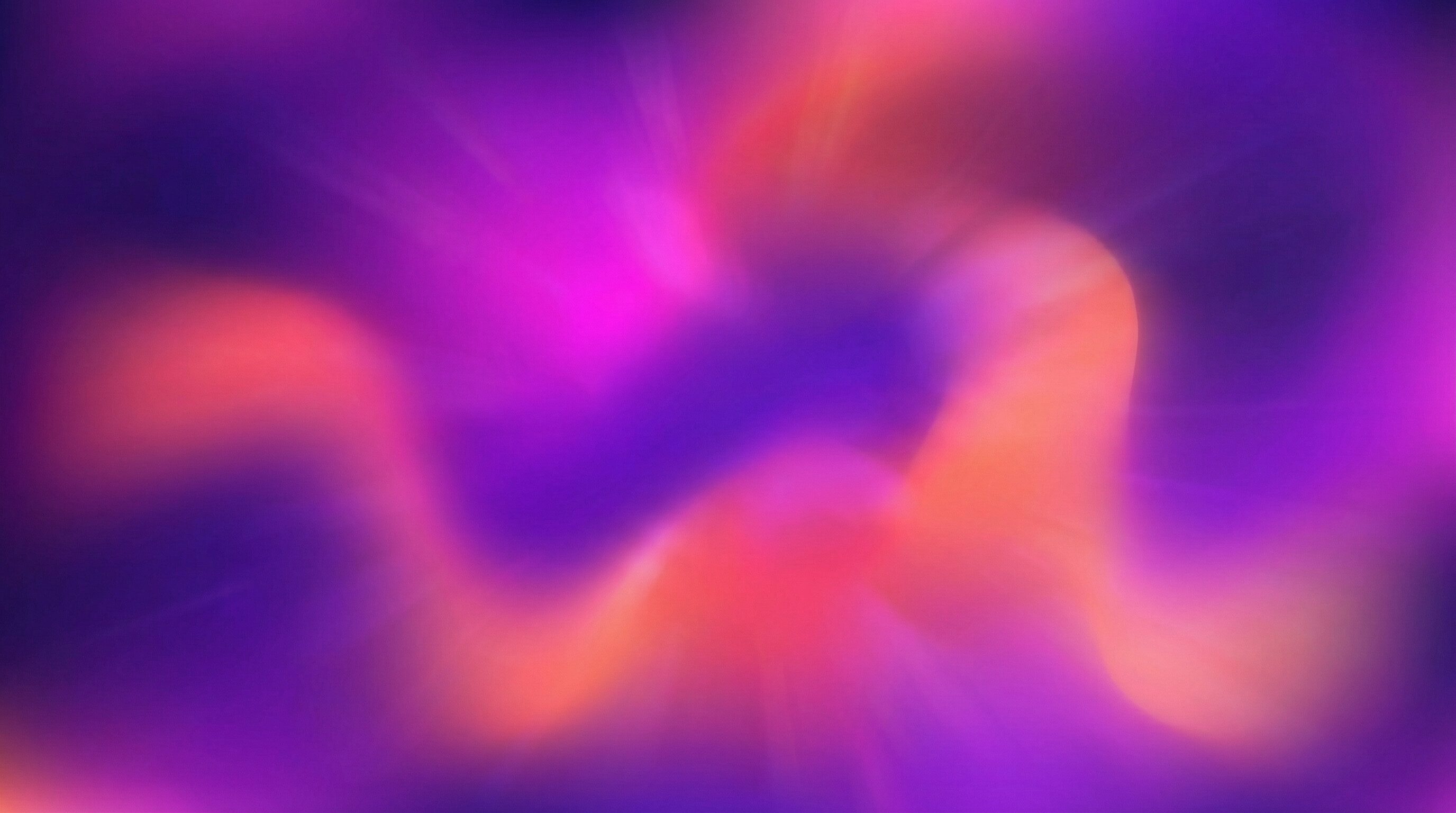 Vibrant purple and orange abstract blur