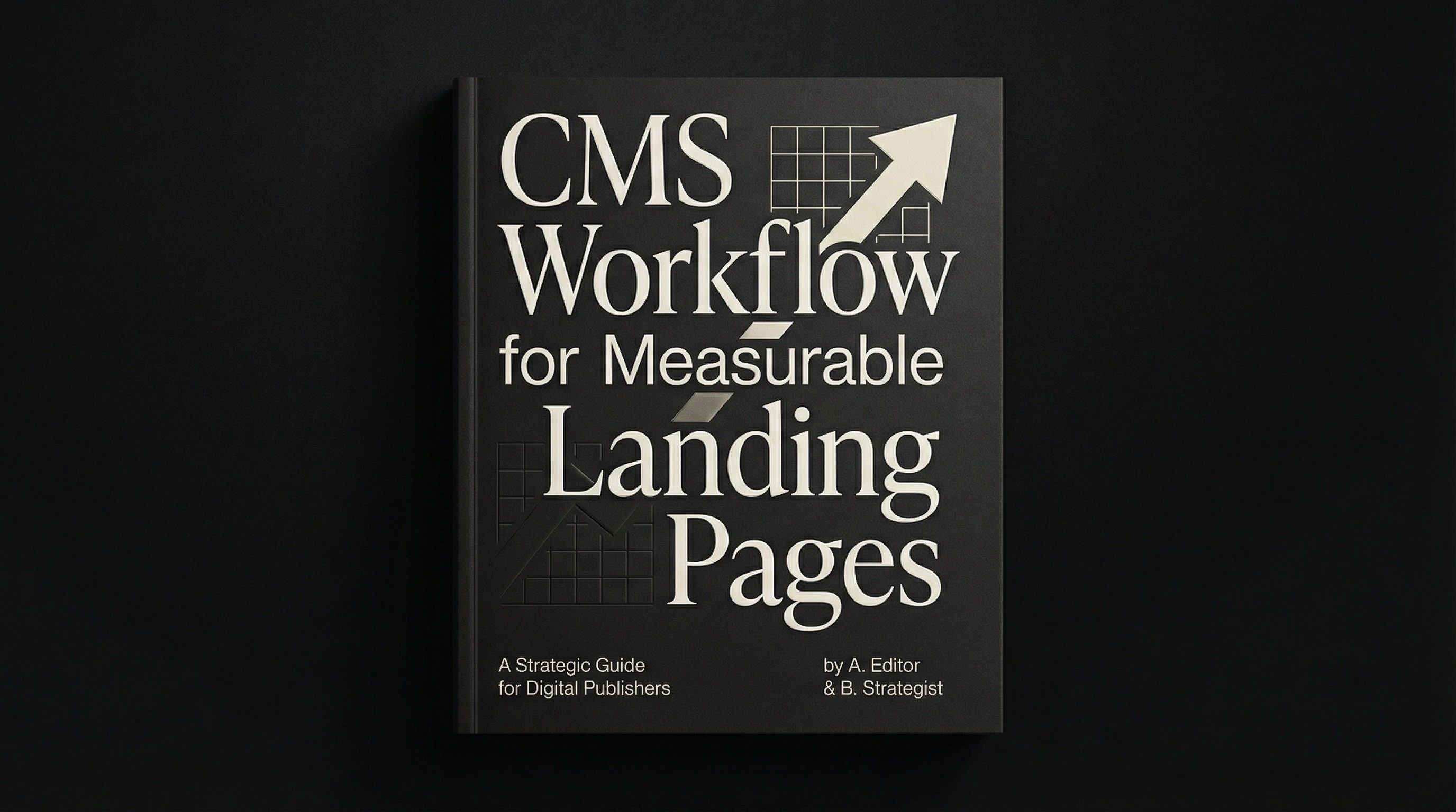 Book Cover on CMS Workflow for Landing Pages