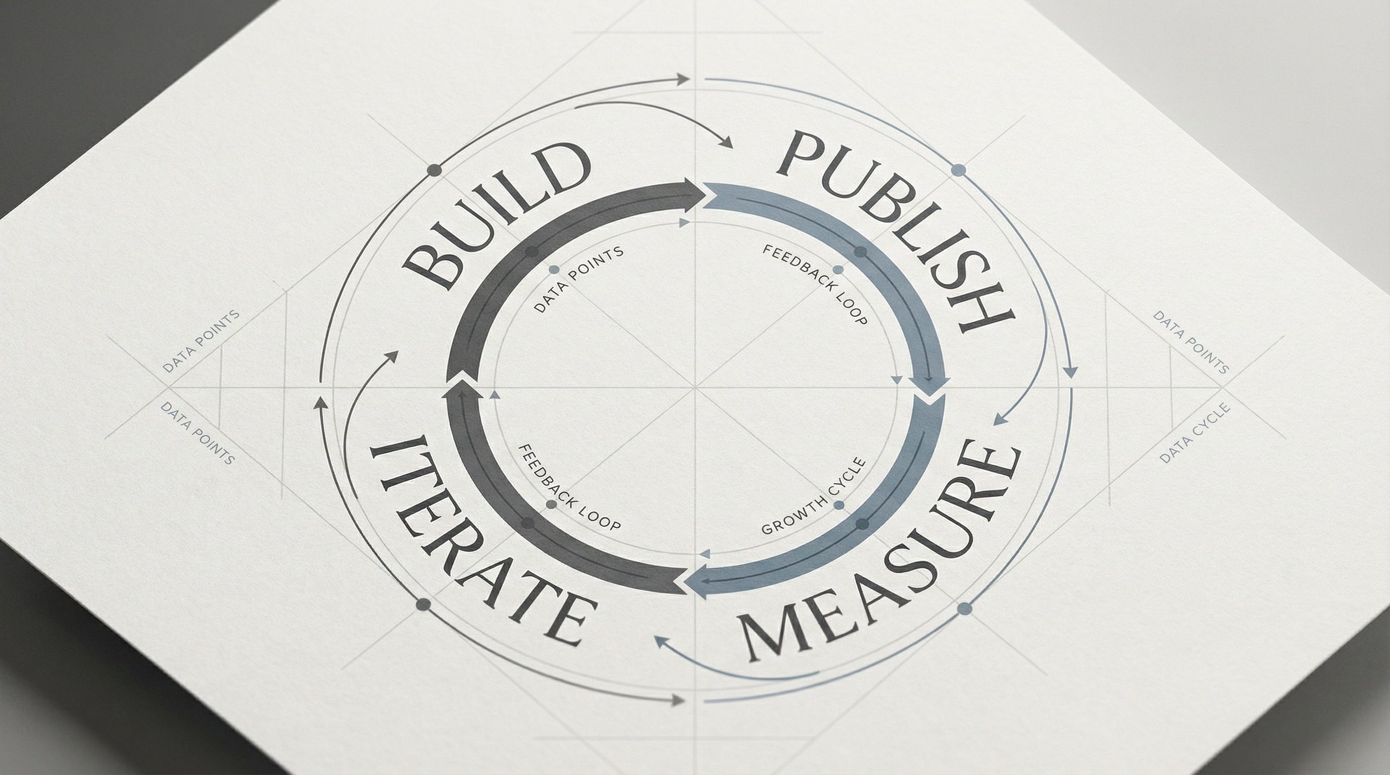 Build Publish Measure Iterate Process Diagram