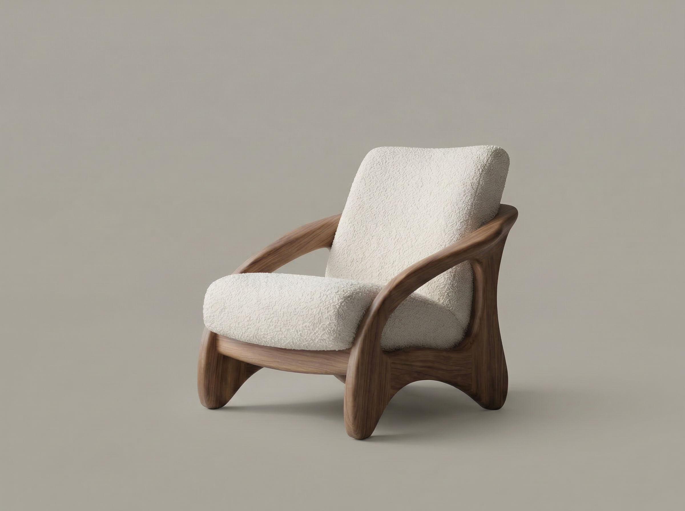 Modern Wooden Lounge Chair