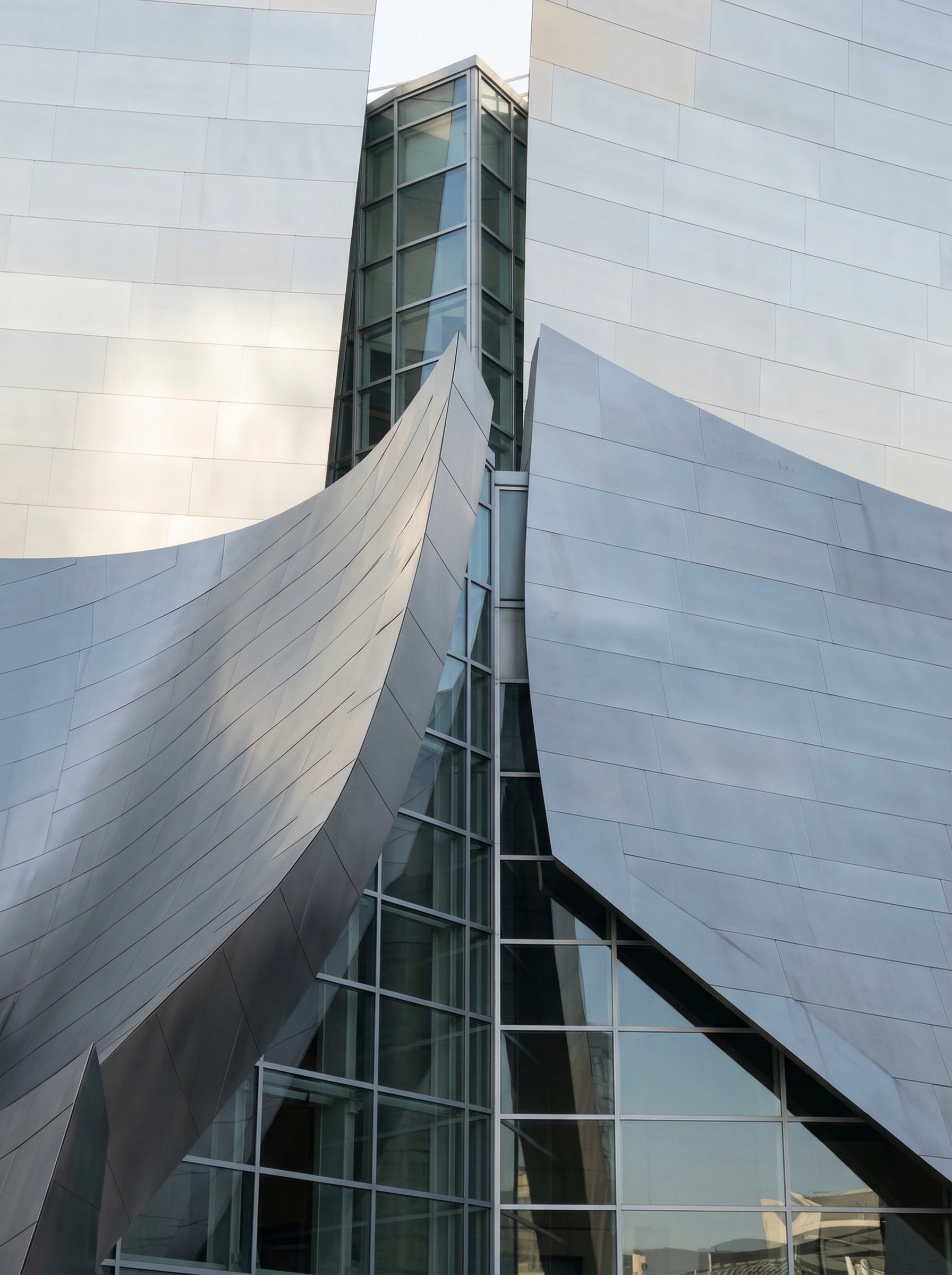 Modern Curved Metal Building Facade