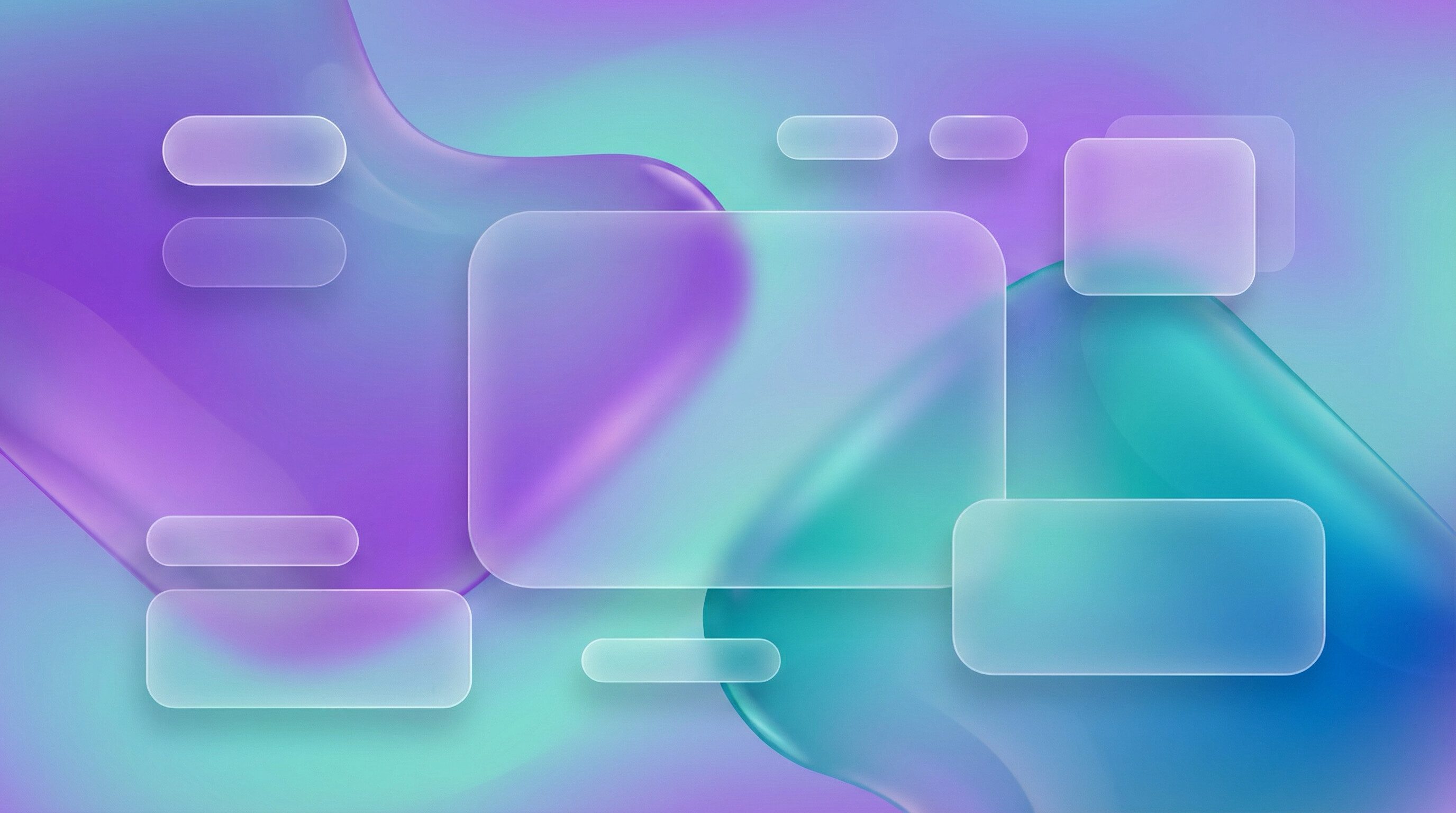 Pastel Glassmorphism Abstract Background
