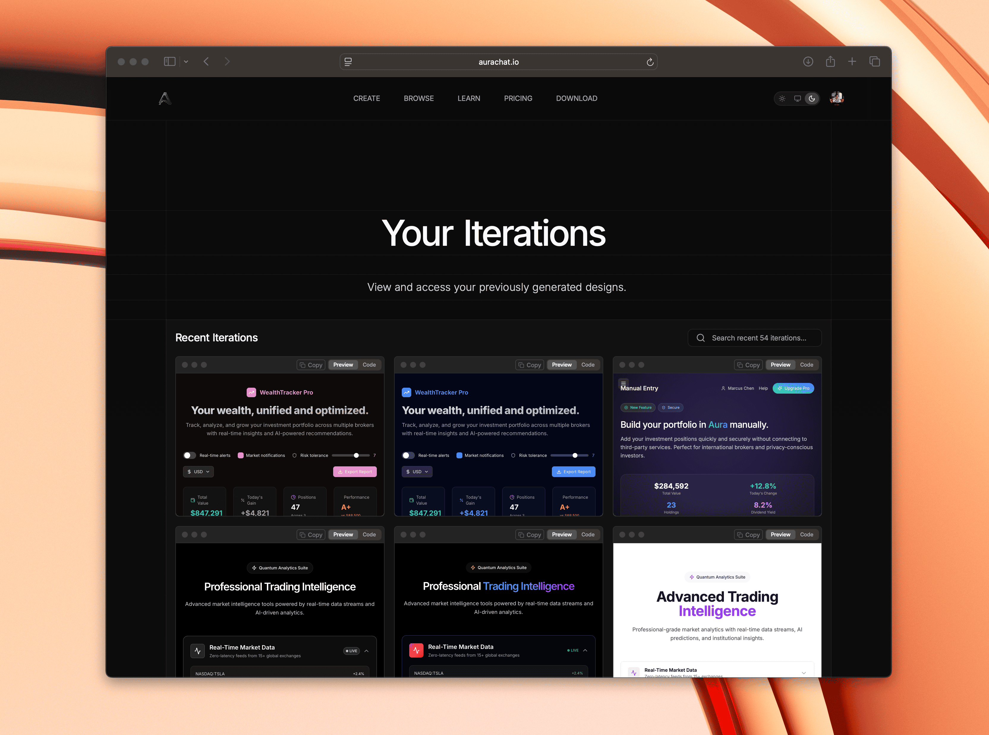 Launch of Aura Web: Your New Design Playground feature 3