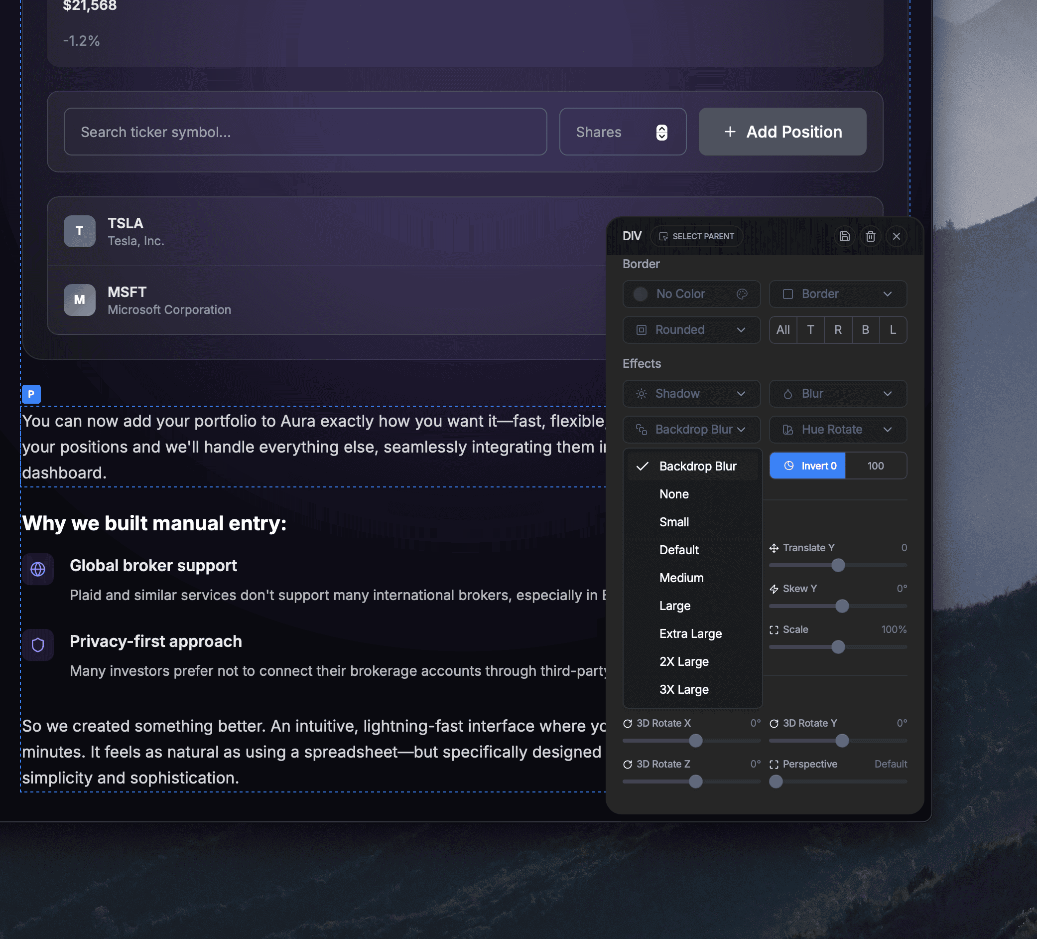 Introducing Design Mode: Tailwind Code Made Visual! feature 3