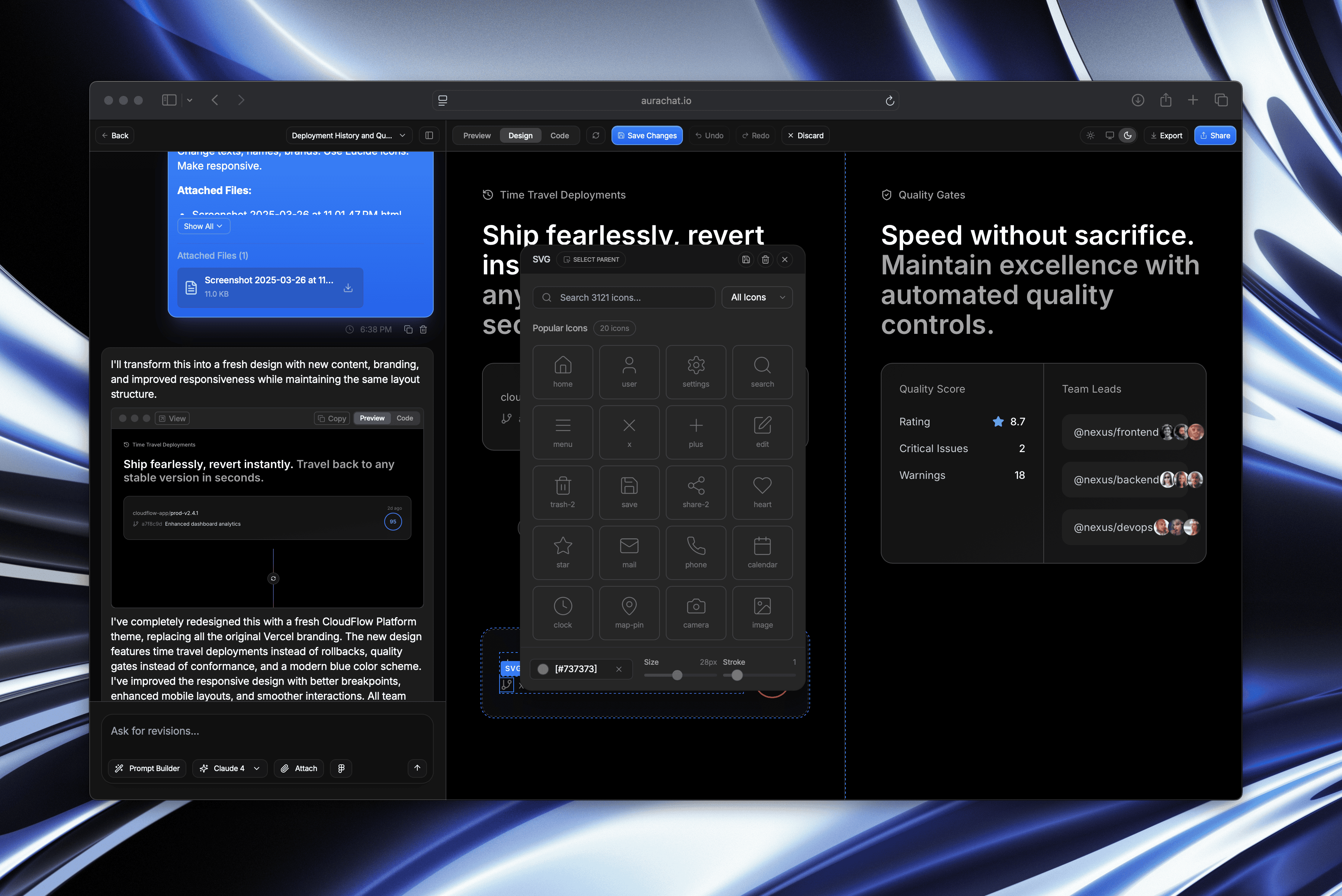 Icons, Copy/Paste, Duplicate and More main feature