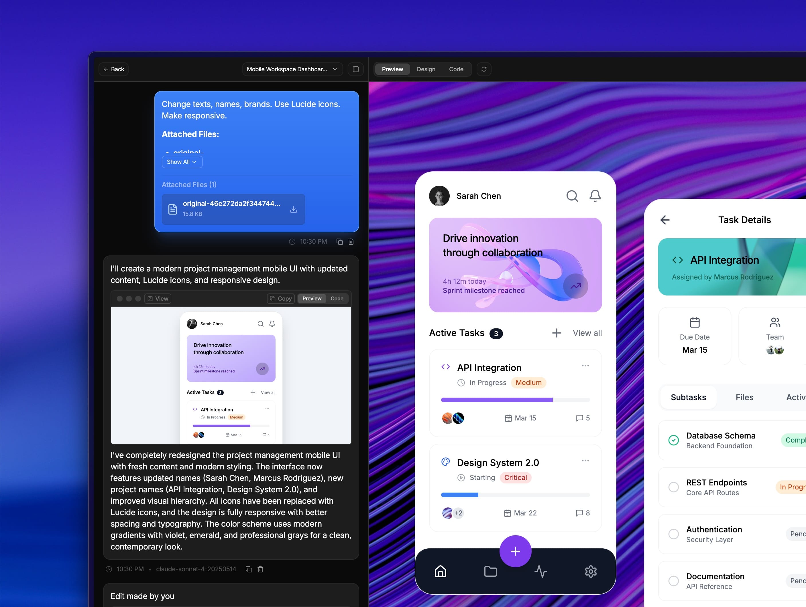 Revamped Design Experience with o3 Default Model! feature 2